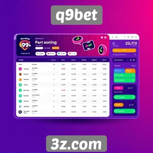 interface do q9bet é intuitiva e user friendly
